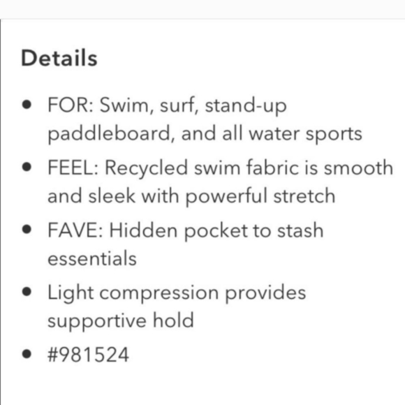 🆕 Athleta Malibu Printed Boyshort in Make A Splash Cool, XS, NWT - Picture 4 of 15